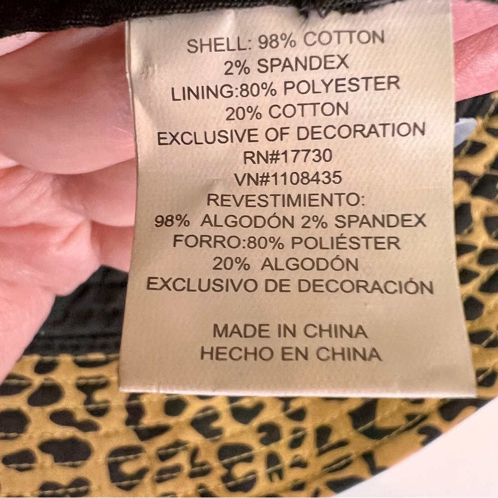 Leopard Animal Print Bucket Hat One Size - Picture 5 of 5